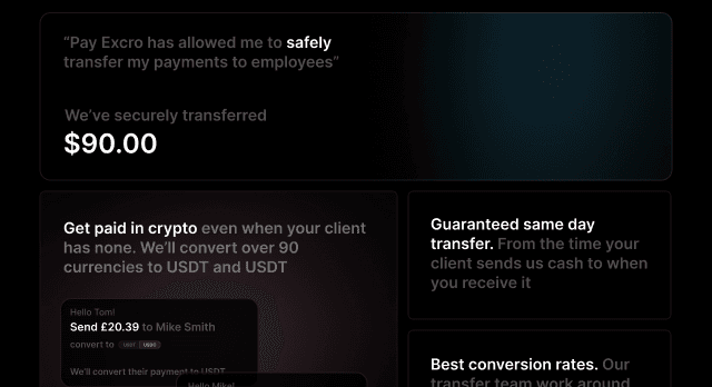 Landing page about section