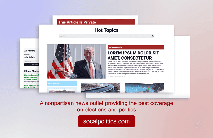 SoCal Politics Social media banner